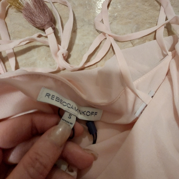 Rebecca minkoff Dana top light pink bnwt  size S - Picture 3 of 8